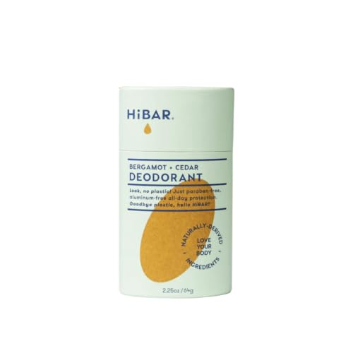 HiBAR Bergamot Cedar Deodorant 2.25 OZ