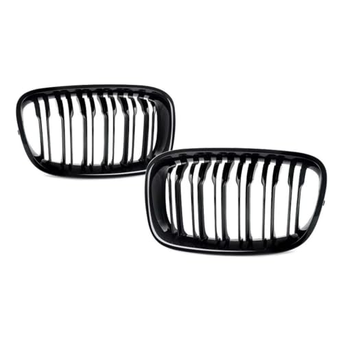 Rejilla frontal de riñón negra brillante estilo carreras para carrocería F20 F21