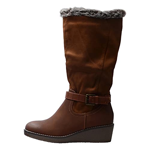 The Divine Factory PI4555 - Botas, marrón claro, 36 EU