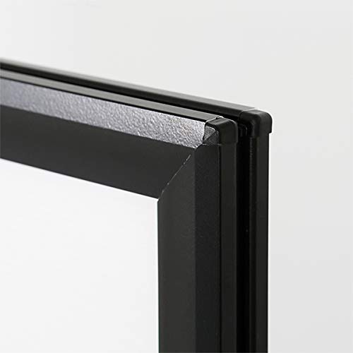 WindPro® Plakatständer Slim DIN A0 | Aufsteller A0 mit befüllbarem Wassertank | Werbeaufsteller Aussen mit robusten Stahlfedern | Werbung Ständer in schwarz