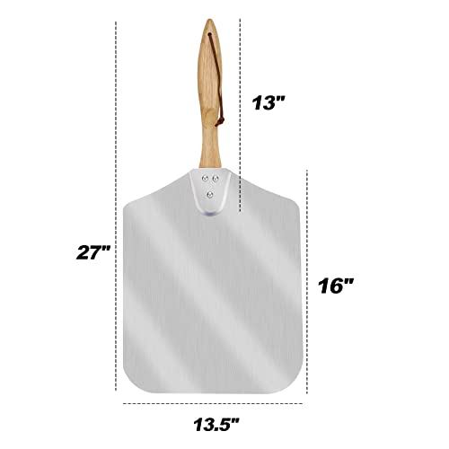 Skyflame SK-QD0068-AL-16 Kitchen Supply Aluminum Pizza Peel thumb #1