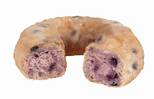 Jumbo Donette By Hostess Variety Pack By Tribeca Curations | Glazed, Blueberry, Strawberry | 4 Ounce | 12 Pack (24 Total Donettes) #TOP6