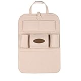Organizador práctico: esta caja de almacenamiento organizadora es ideal para mantener tu coche organizado, mantener el lugar limpio y proteger tu asiento de que se raye.