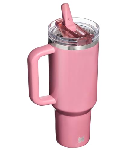 Image of STANLEY Quencher ProTour Flip Straw Tumbler with Leakproof Lid 40 oz| Built-in Straw & Handle | Cupholder Compatible for Travel | insulated Stainless Steel Cup | BPA-Free | Port Shimmer