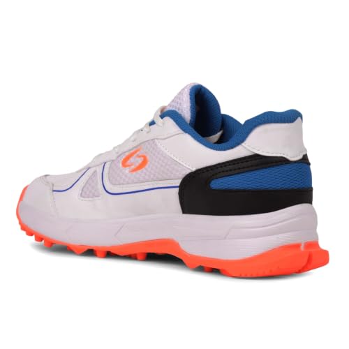 Image of SEAGA Sports Lightweight Cricket Shoes with Rubber Spikes Traction Grip