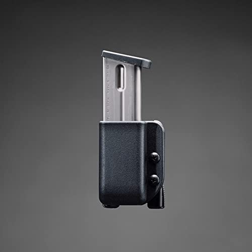 Owb Single Mag Pouch For Glock 17, 19, 22, 23, H&K Usp 9/40, H&K Vp9 And More - Usa Made - Signature Single Magazine Carrier With Tek-Lok Belt Attachment Clip By Blade-Tech Holsters #TOP3