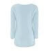 Sweaters for Girls 2025 Fall Fashion Casual Lightweight Long Sleeve Cozy Pullovers Loose Plush (Light Blue, 13-14 Years)