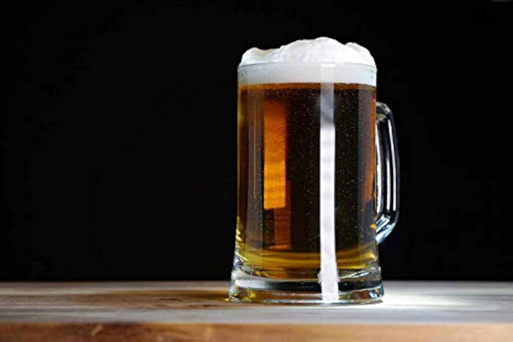 Light Weight Crystal Clear Beer Mugs Set of 8, Perfect Gift