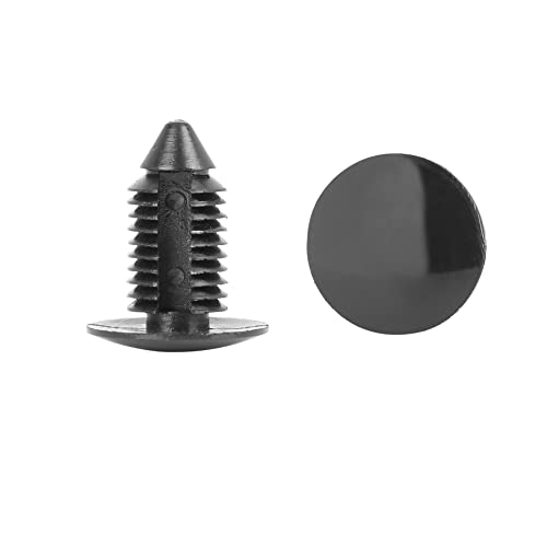 Clips para parachoques GM de 10mm: remaches plásticos y pernos retenedores de defensa negros 4
