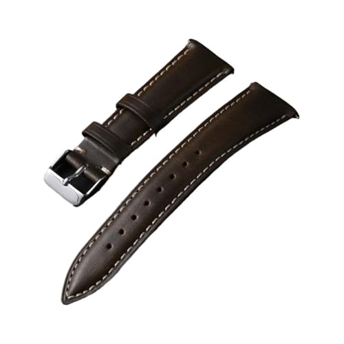Correa de reloj de cuero genuino universal de liberacion rapida de 22mm 2