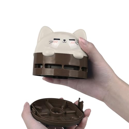 Aspiradora De Escritorio, Mini Barredora De Polvo Inalámbrica USB | Limpiador Recargable Para Teclado Portátil, 8cm, 160g, Succión De Mesa Giratoria 360, Limpia Eficientemente Migas De Escritorio Y