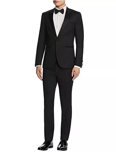 Costume de cérémonie pour homme avec veste peak revers et pantalon de banquet