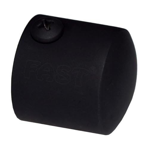 Image of FAST CB45S Black Heavy Stainless Steel Curtain Rod End Cap Bracket Or Finilas for Door and Window 1 Inch Curtain Rod Accessories (4)
