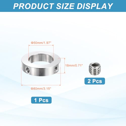 Collier d'arbre en acier inoxydable de haute précision structure robuste à double trou - 2