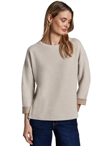T-Shirt mélangé beige clair Street One idéal pour un style décontracté chic au quotidien