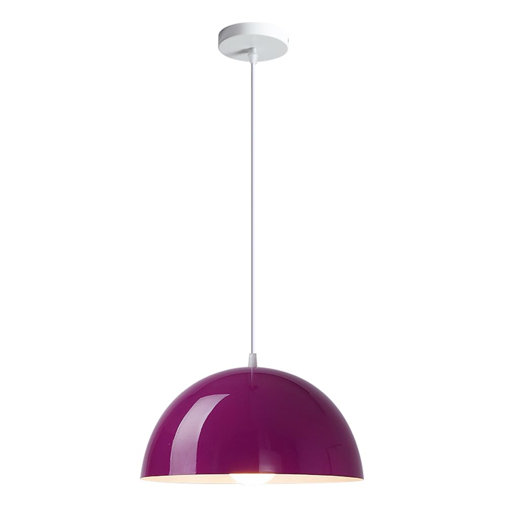 GUOGUOSM American Industrial Style Metal Hanging Lamp, Creative Single Head Chandelier, E26 Light Source Flush Mount Pendant Light, Dining Room Bedroom Corridor Decorative Light Fixtures