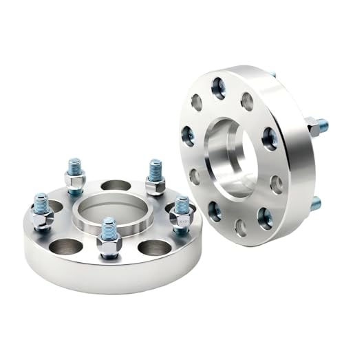 Entretoise de roue usinée haute précision PCD 5x100 CB 57.1mm finition argent anodisé