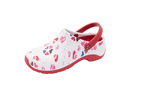 Image of Anywear Zone Clogs - Water Resistant EVA Non Slip Work Shoes Women - Slip Resistant Work Shoes for Women - Nursing Clogs with Back Strap - Arch Support with Swivel Strap - Lightweight & Easy to Clean