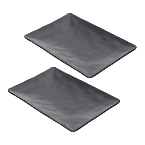 Set de plato rectangular para servir sushi miniatura 1
