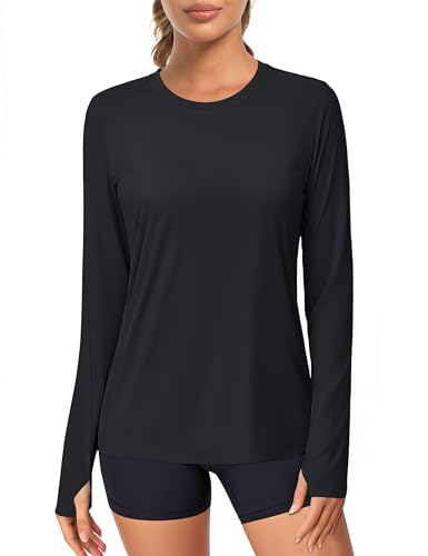 MAGCOMSEN Women’s Long Sleeve Shirts UPF 80+ Quick Dry Athletic W...