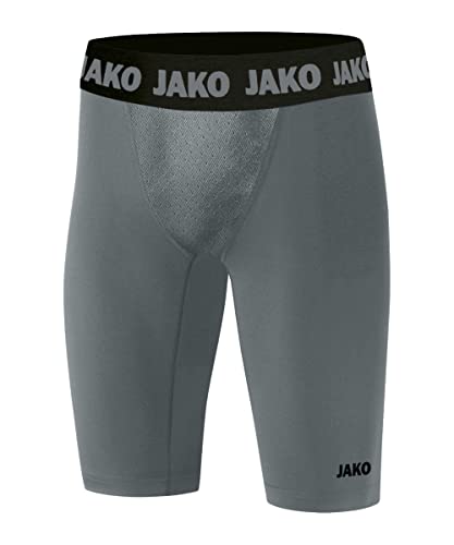 JAKO Herren Short Tights Compression 2.0, Steingrau, XL