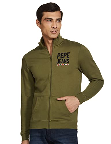Image of Pepe Jeans Men Cotton Round Neck Sweatshirts