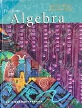 Addison Wesley Secondary Math: Focus on Algebra