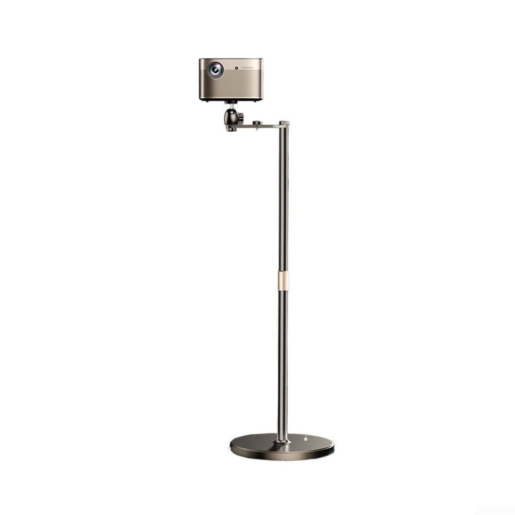 Supporto da pavimento regolabile per proiettore fino a 124 cm stabile (stile pallet)