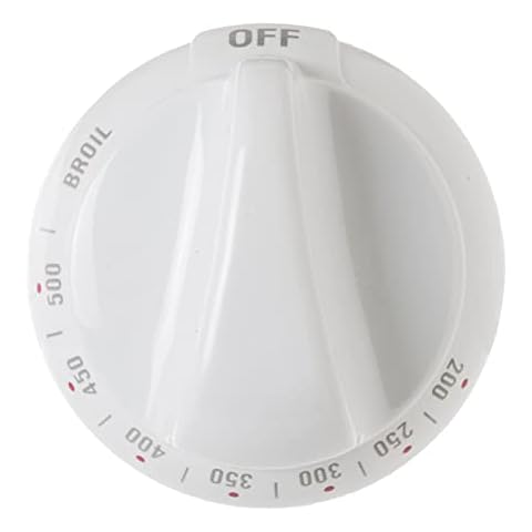 WB03K10036 Thermostat Knob for GE & Hotpoint Range Oven. Control Knob Replace Part Numbers WB3K10036, WB3K10037, WB03K10037, 242682, AP2014848, PS225985, EAP225985 Cover