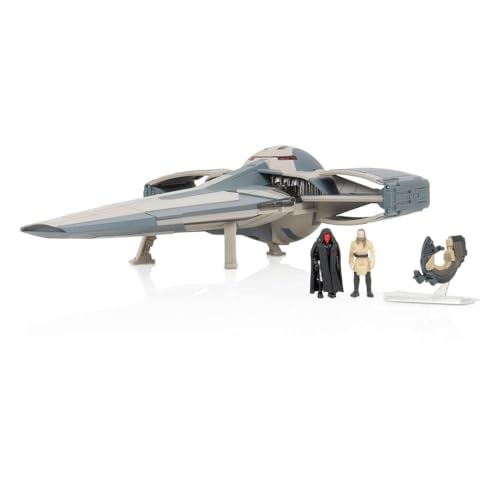 Star Wars Micro Galaxy Squadron Sith Infiltrator - 25 cm Fahrzeug mit 3 cm...