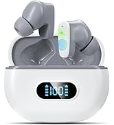 Aurotlu Wireless Earbuds, 2023 Bluetooth Headphones 5.3 with Charging Case HiFi Stereo Earphones-47