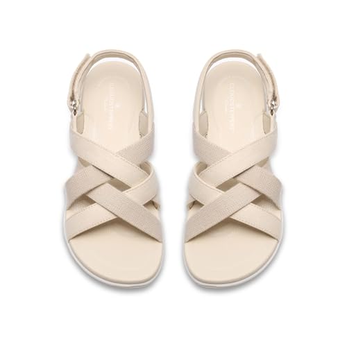 Sandalias de cuña cómodas Clarks Athleisure con suela ligera para mujer 7