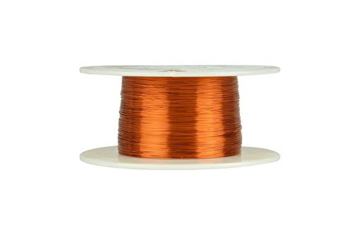 Image of TEMCo 31 AWG Copper Magnet Wire - 4 oz 988 ft 200C Magnetic Coil Winding