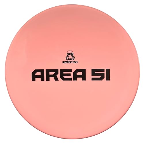 DOOMSDAY DISCS Area 51 | Stable Disc Golf Putter and Approach Disc | Soft Grippy Plastic (Pink)