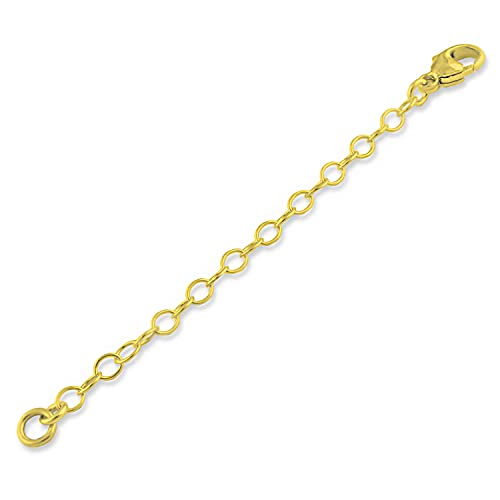14k Gold Filled 3mm Necklace Extender Chain | Available Lengths 1