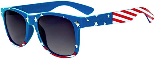 Kids Flag Polarized Lens Sunglasses patriotic 4th of july UV protection
