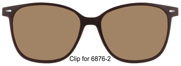 Generisch ChangeMe! Brille mit Sonnenclip Modell 6876-002 | Sonnenclip inklusive, Wechselbügel-System