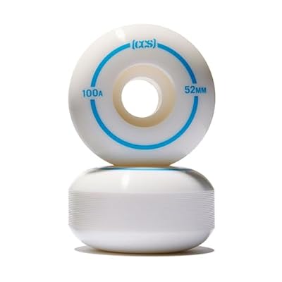 [CCS] Skateboard Wheels | Professional Grade | Polyurethane | 100A Durometer | Sizes 52mm, 53mm, 54mm, 56mm | Set of 4