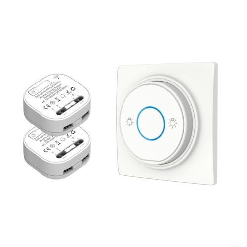 Interruptores inalámbricos autoalimentados RF433 de 30 metros 2