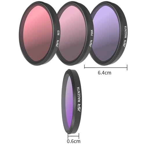 Honbobo Wodoodporna obudowa, filtr do nurkowania do Insta360 GO Ultra, różowy/czerwony/fioletowy, filtr podwodny, akcesoria ochronne do Insta360 GO Ultra Dive Case (czerwony)