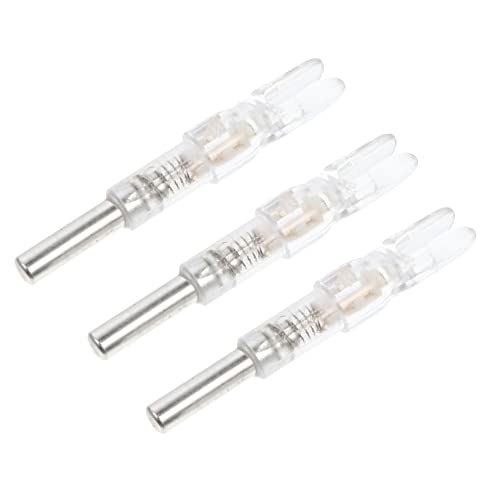 OSALADI 3pcs Led Lighted Arrow Tails for Shaft Durable Accessories Easy Installation Creative Decorative Kit for Use Illumination