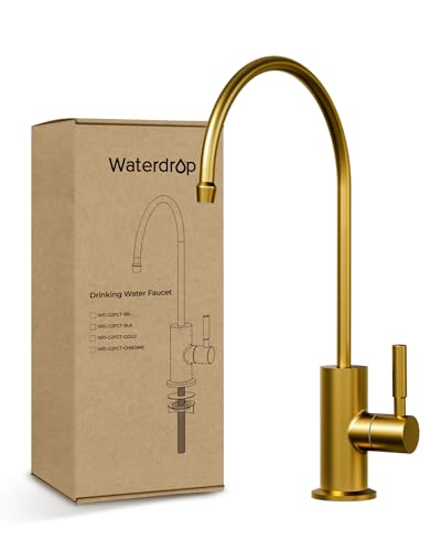Waterdrop G2FCT-Gold Reverse Osmosis Water Filter Faucet Brushed Gold