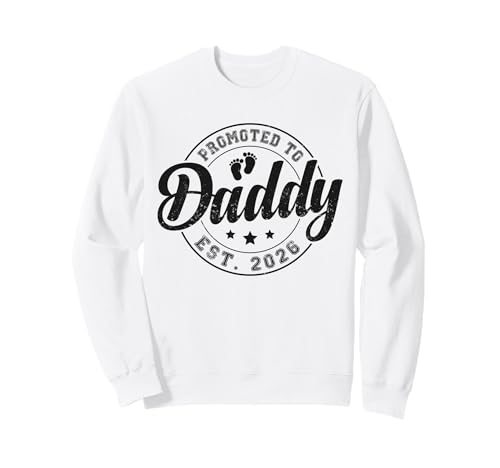 Promu pour Papa est 2026 Soon to be Dad New Father Papa Sweatshirt