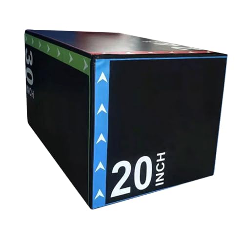 DeeRace 【2025新開発】3イン1 プライオメトリックジャンプボックス プライオボックス プライオメトリクス ボックス 昇降台 ジャンプ台 ステップ台 跳び箱 3in1 体幹 トレーニング プライオメトリックトレーニング用ボックス エクササイズ/ク