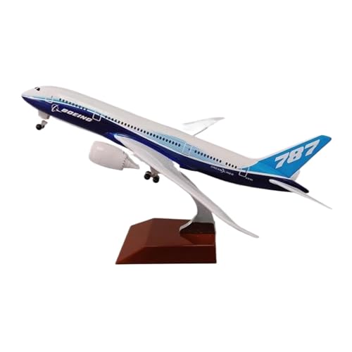 Boeing B787-8 modèle d'avion 18x20cm en alliage métallique moulé sous pression avec kits