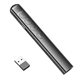 Wireless Presenter, Powerpoint Fernbedienung, 2.4G Multifunktions Wireless Presenter, für Lehrer,Büros,Besprechungen,Berichte (S9)