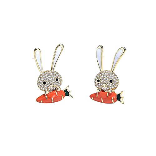 Boucles d'oreilles lapin carotte le cadeau mignon idéal