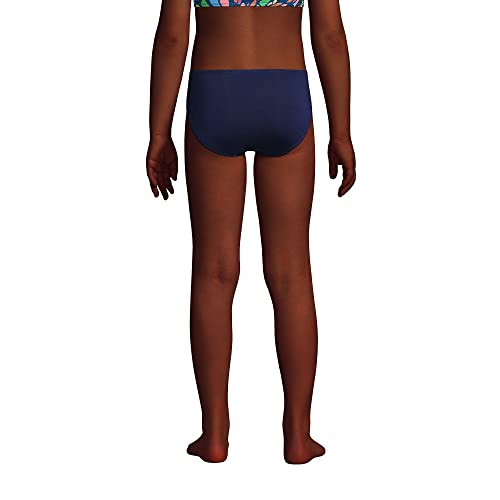 Lands' End G Bikini Swim Bottoms Deep Sea Navy Kids 12 #TOP2