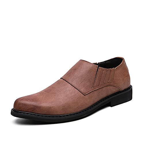 Chaussures Oxford pour hommes à lacets en cuir végétalien et semelle caoutchouc pour le bal