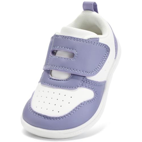 Image of STQ KIDS Toddler Shoes Wide Toe Box First Walk Sneakers for Boys and Girls